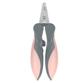 Pet dog nail clippers (Option: Pink)