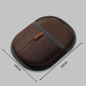 Pet Hair Remover Mitt Pet Hair Remover Gloves Deshedding Brush Glove For Dog Cat Rabbit With Long Short Curly Hair (Option: Dark brown-1PCS)